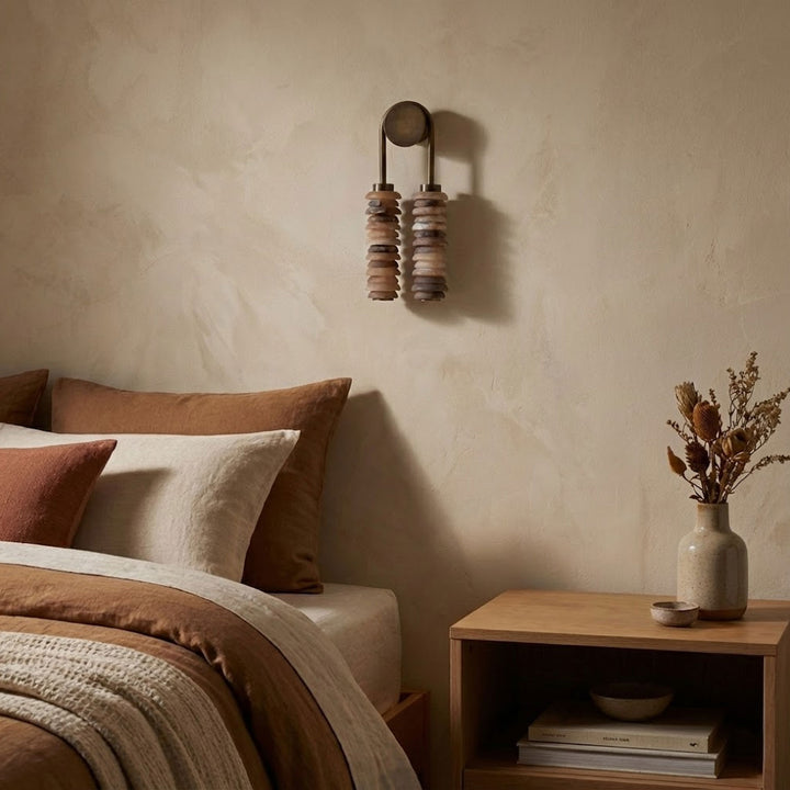 Calla Ribbed Alabaster Sconce - Vakkerlight