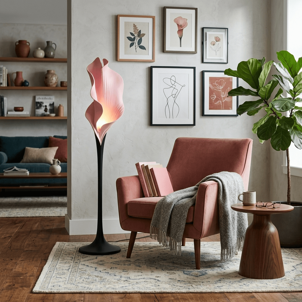 Calla Bloom Floor Lamp - Vakkerlight