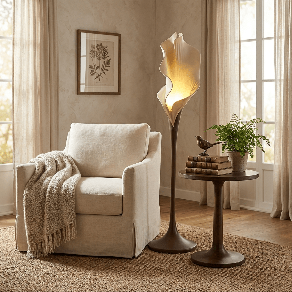 Calla Bloom Floor Lamp - Vakkerlight