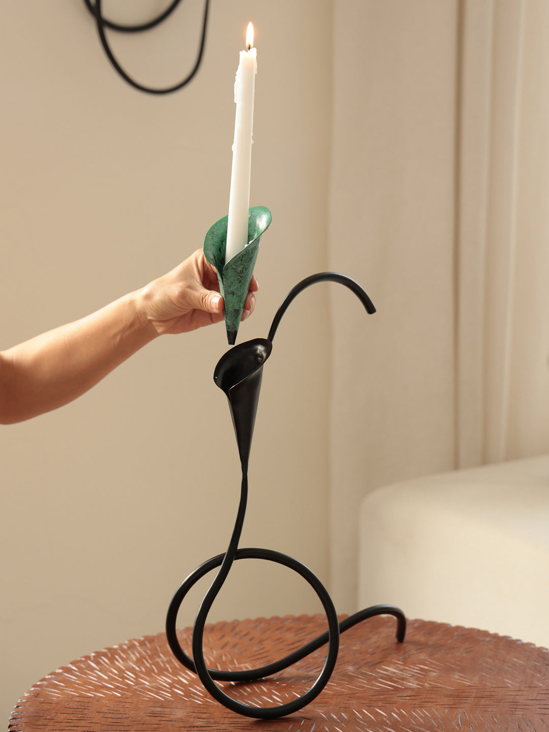 Calla Lily Candle Holder - Vakkerlight