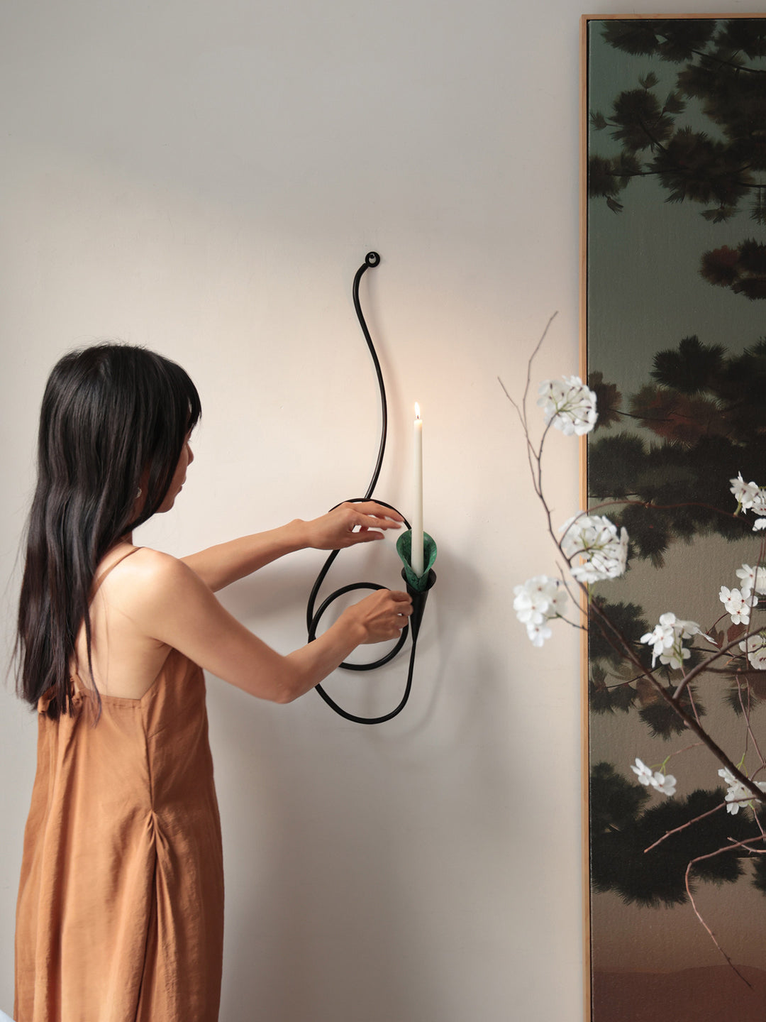 Calla Lily Candle Holder - Vakkerlight