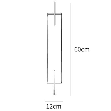 Calliope Alabaster Wall Sconce — Dimension drawings 1