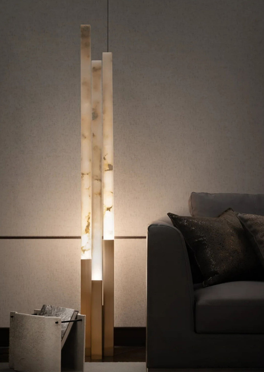 Callisto Alabaster Floor Lamp - Vakkerlight