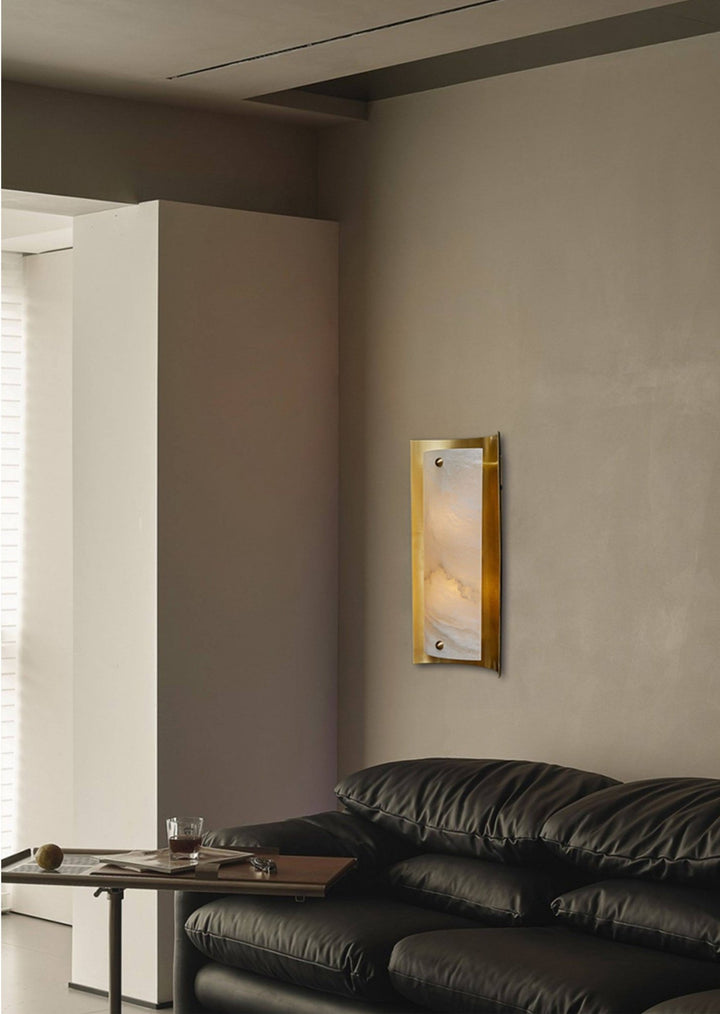 Calviero Alabaster Wall Sconce - Vakkerlight