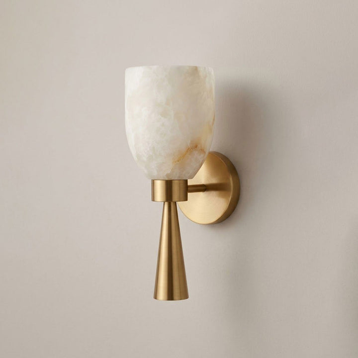 Calyra Alabaster Torch Wandleuchte