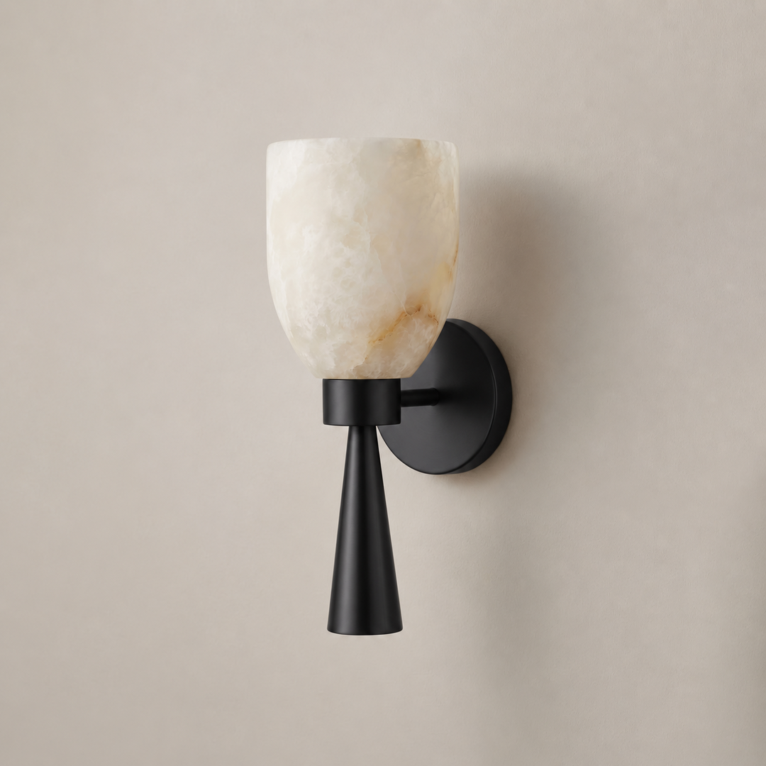 Calyra Alabaster Torch Wandleuchte