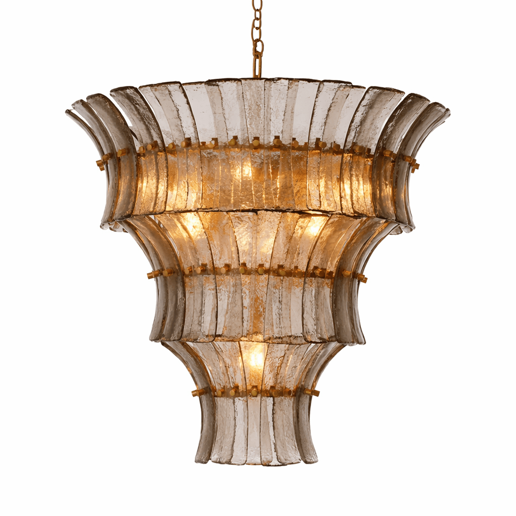 Calyra Tiered Glass Chandelier