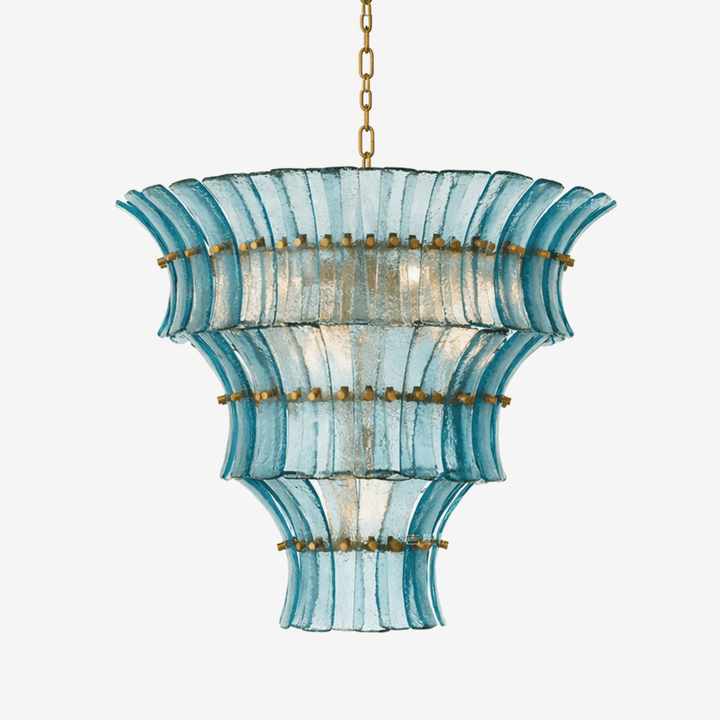 Calyra Tiered Glass Chandelier