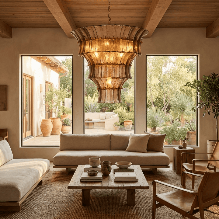 Calyra Tiered Glass Chandelier