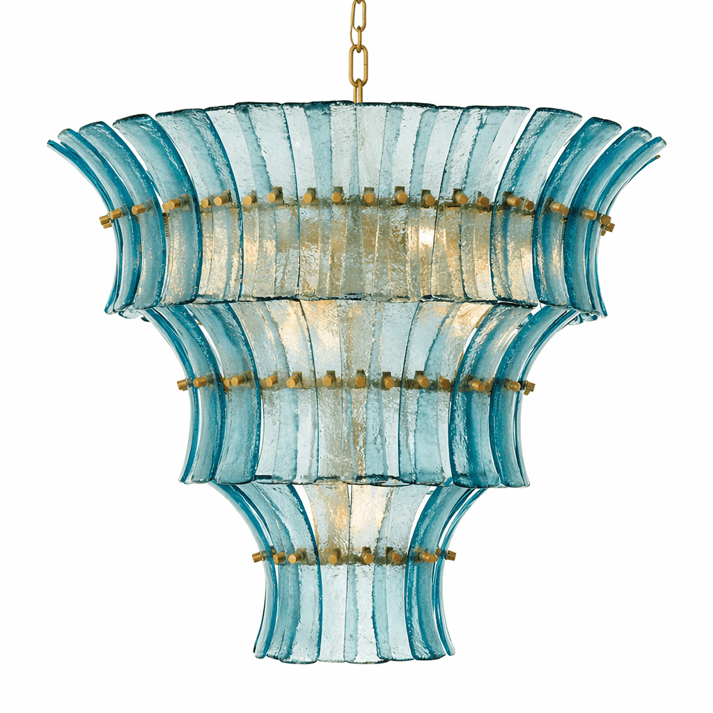 Calyra Tiered Glass Chandelier