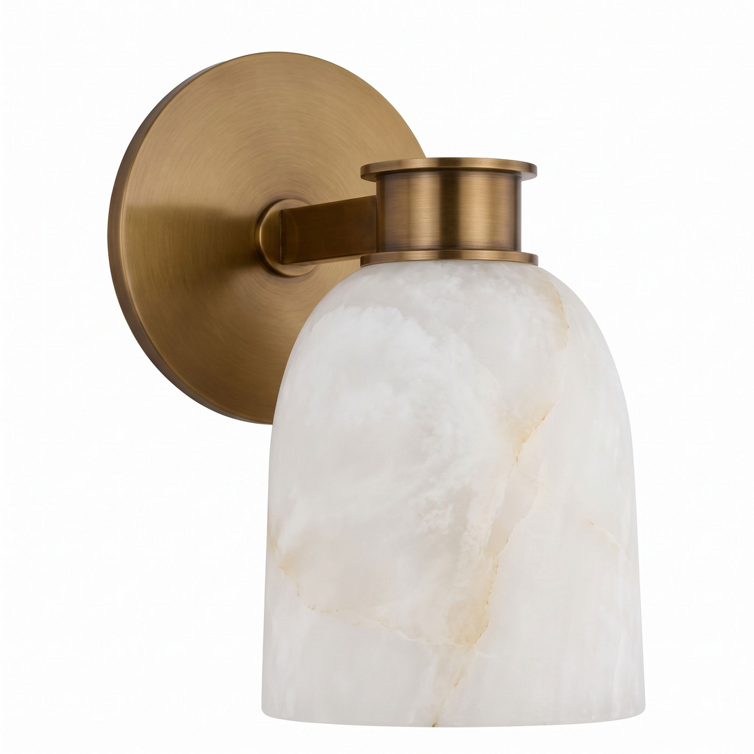 Calyx Alabaster Wall Sconce