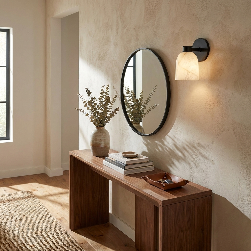 Calyx Alabaster Wall Sconce