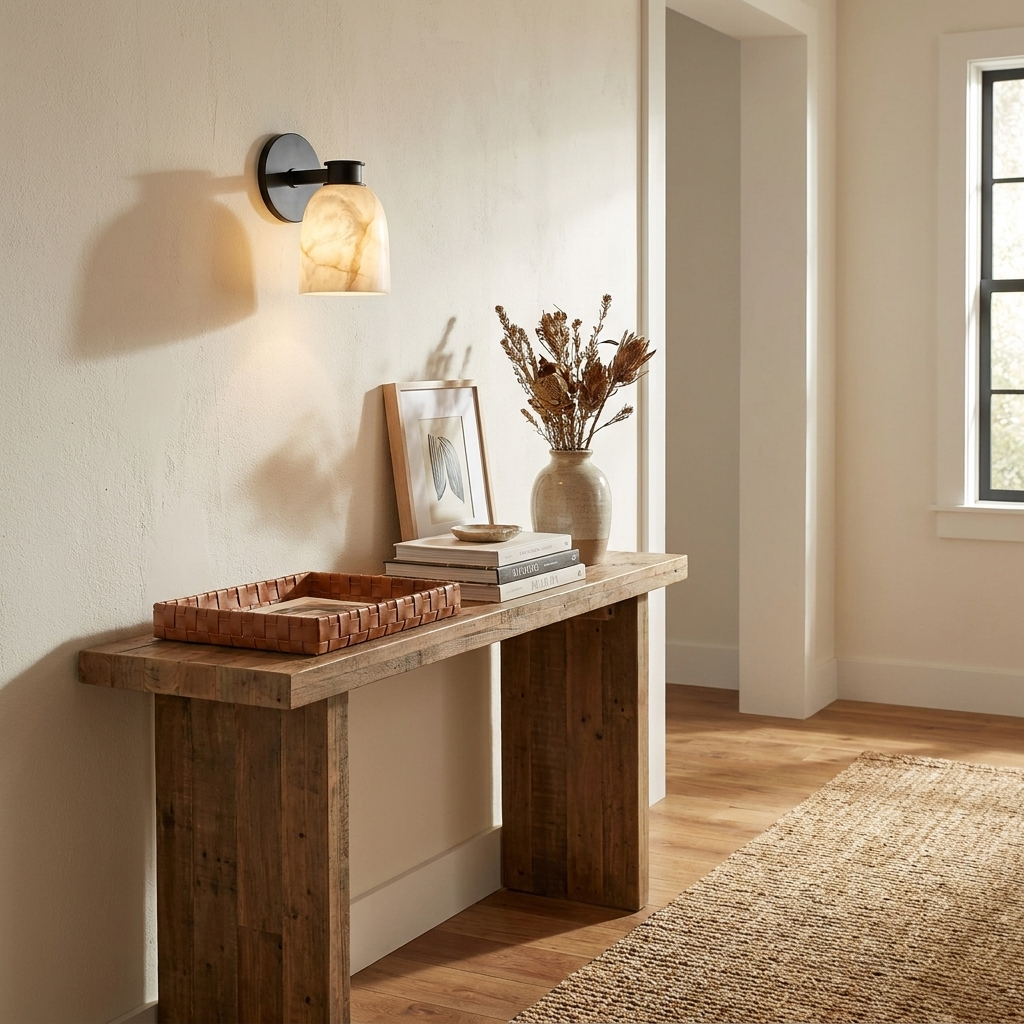 Calyx Alabaster Wall Sconce
