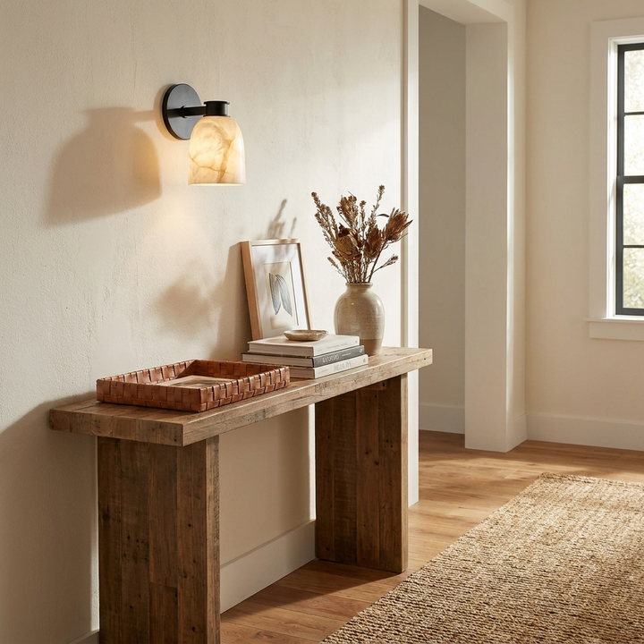 Calyx Alabaster Wall Sconce