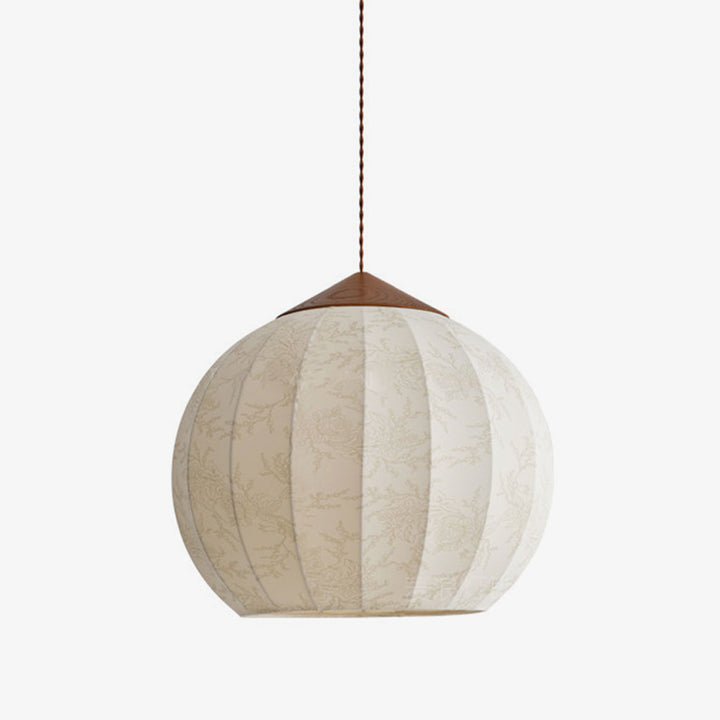 Calyx Printed Fabric Pendelleuchte