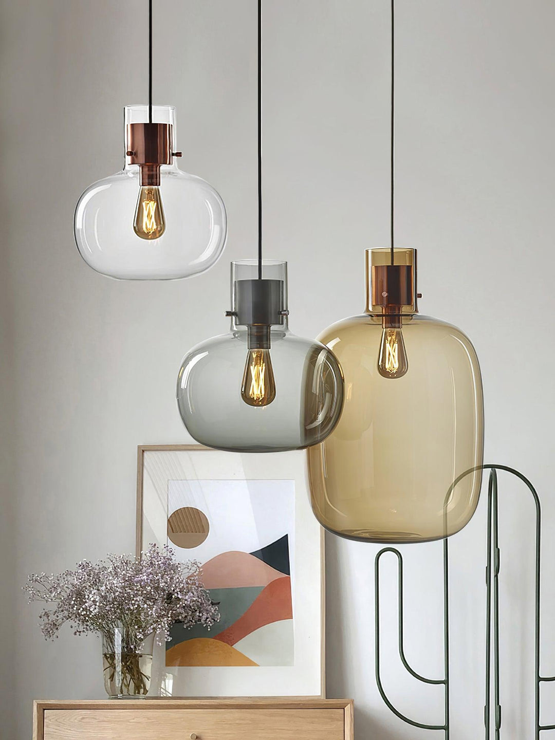 Cambre Glass Pendant Light - Vakkerlight