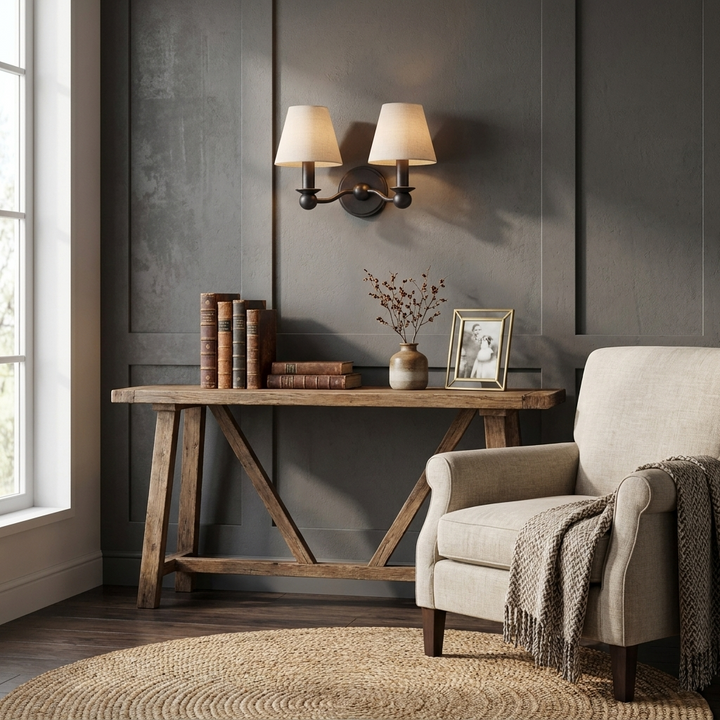 Camden Fabric Wall Sconce