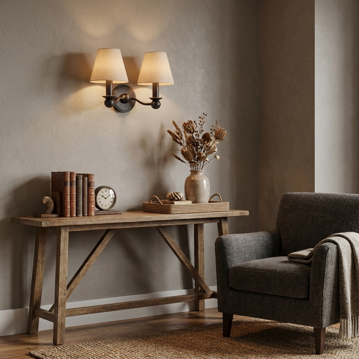 Camden Fabric Wall Sconce