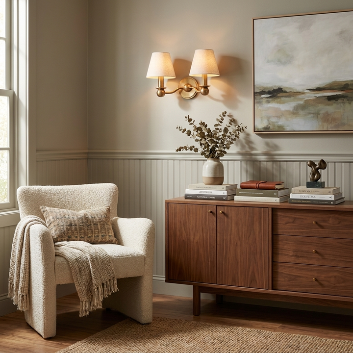 Camden Fabric Wall Sconce