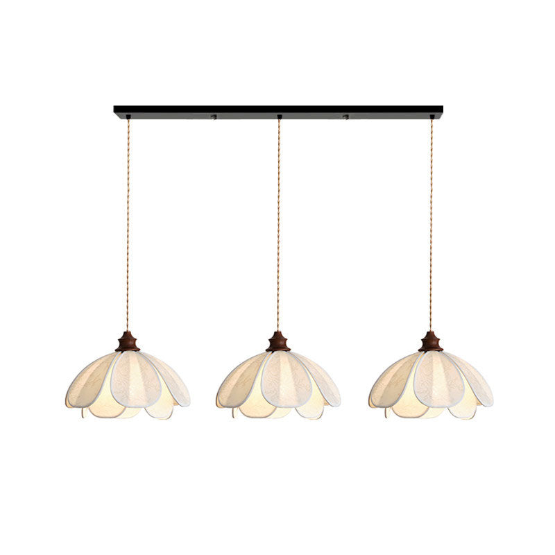 Lampe Pendante Camellia en Tissu Imprimé