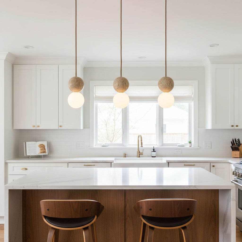 Camille Travertine Pendant Light - Vakkerlight