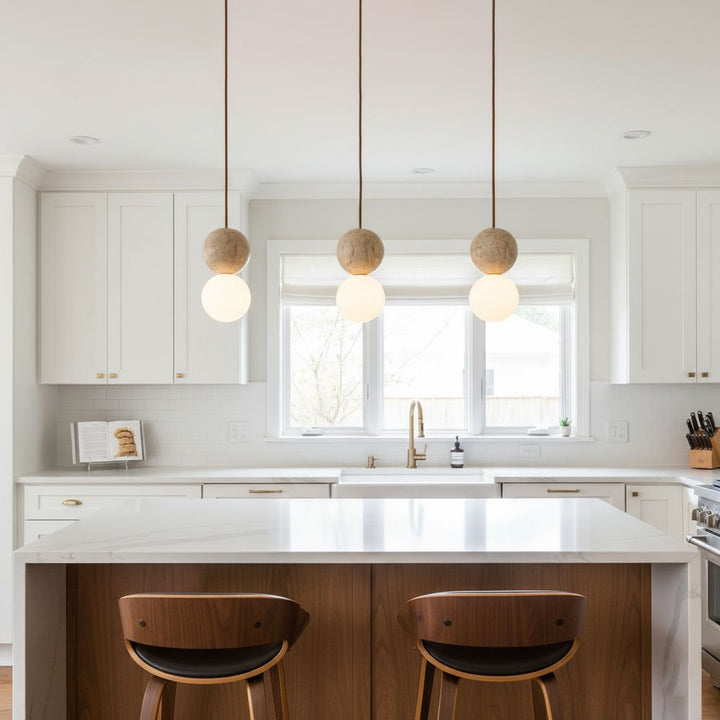 Camille Travertine Pendant Light - Vakkerlight