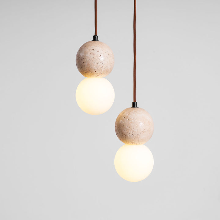 Camille Travertine Pendant Light