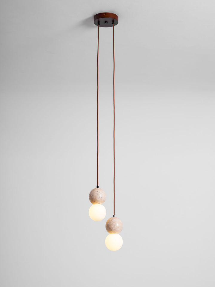 Camille Travertine Pendant Light