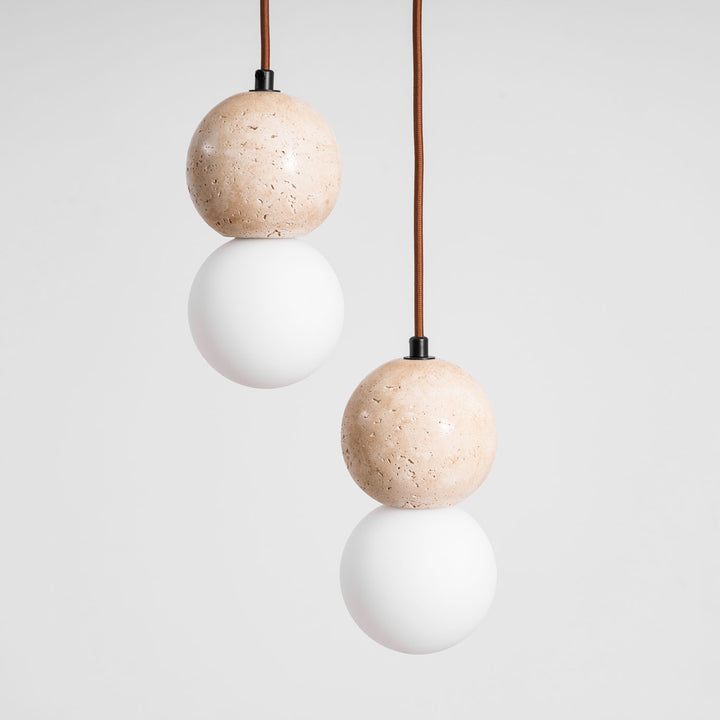 Camille Travertine Pendant Light