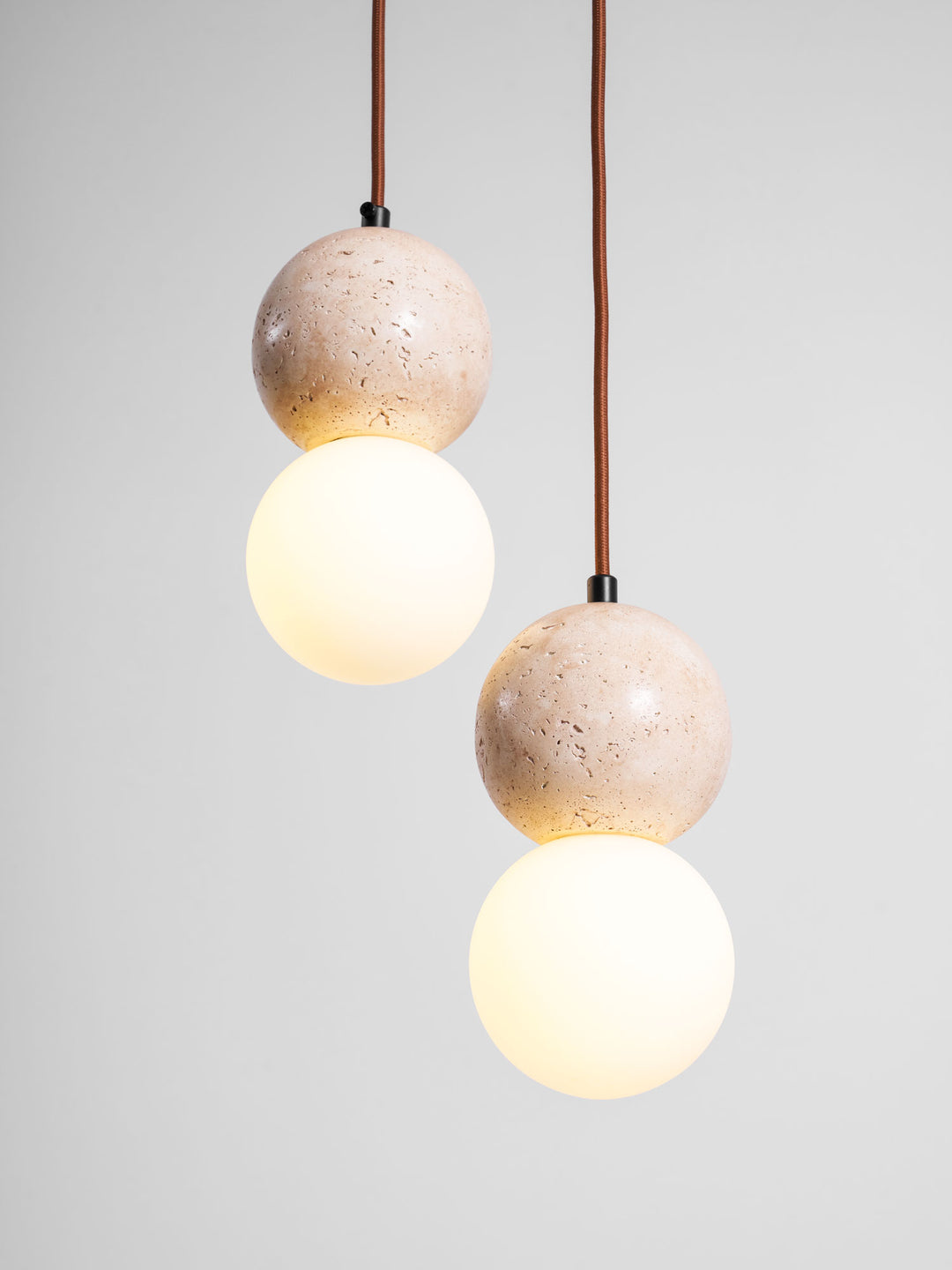 Camille Travertine Pendant Light