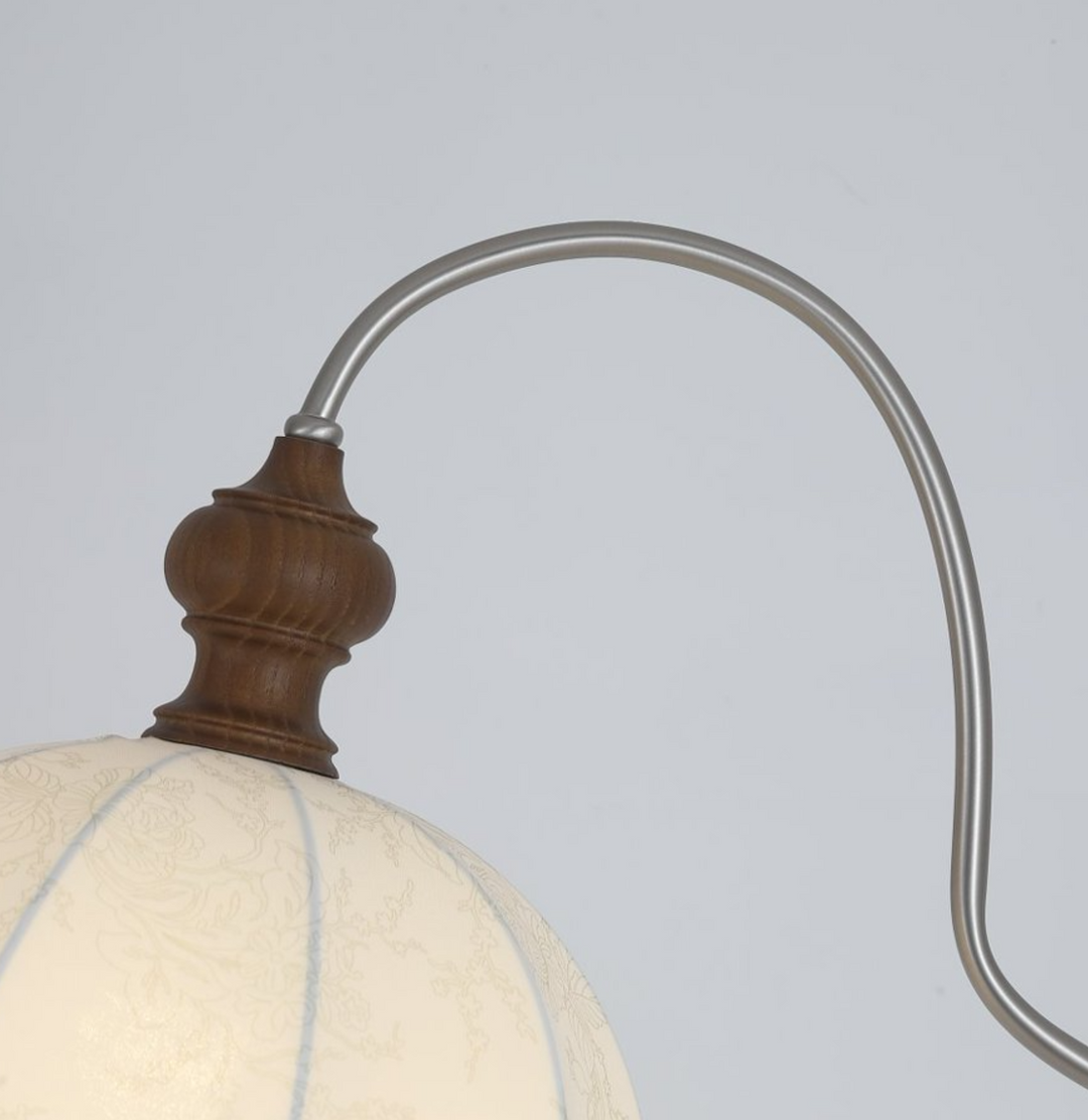 Camille Scalloped Fabric Floor Lamp