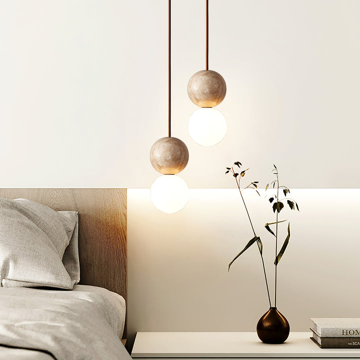 Camille Travertine Pendant Light - Vakkerlight