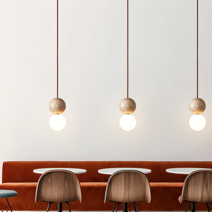 Camille Travertine Pendant Light - Vakkerlight