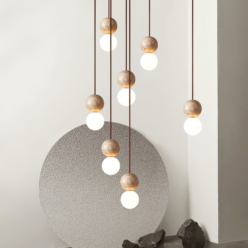 Camille Travertine Pendant Light - Vakkerlight