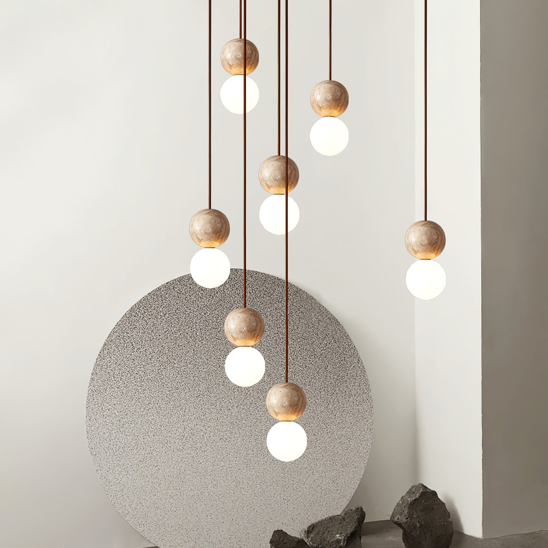 Camille Travertine Pendant Light - Vakkerlight
