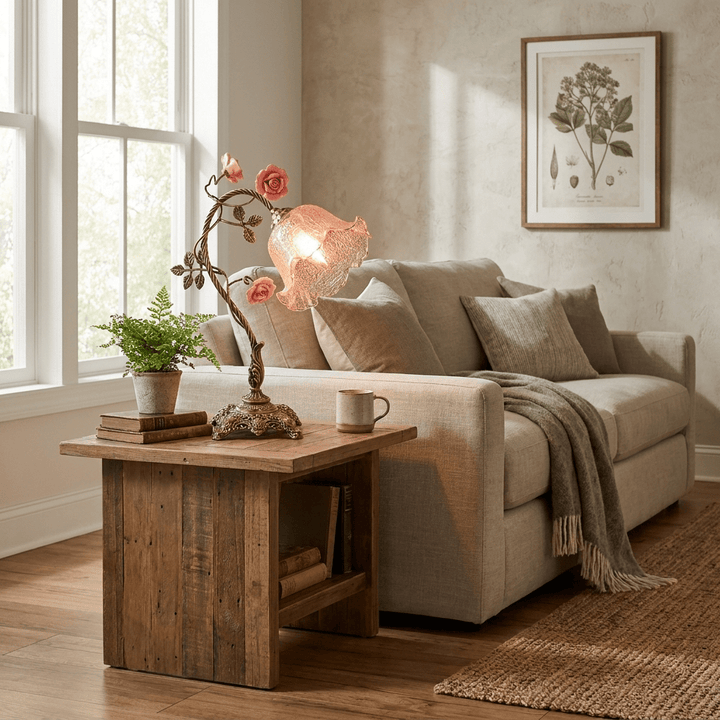 Campanella Vintage Rose Table Lamp - Vakkerlight