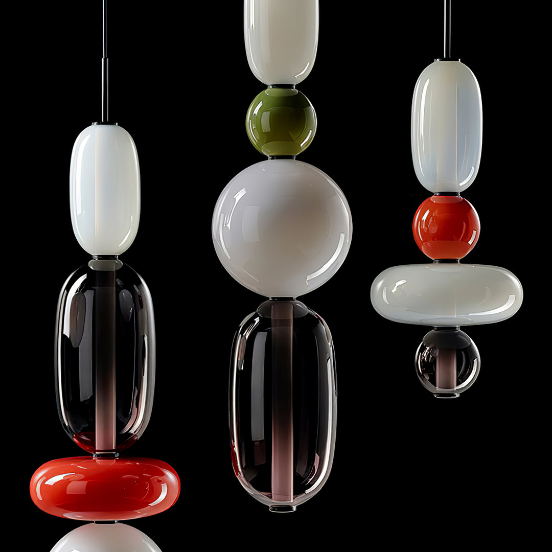 Candied Glass Combo Pendant Light