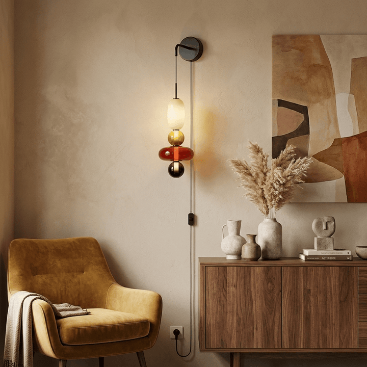 Candied Glass Plug - in Wall Light - Vakkerlight