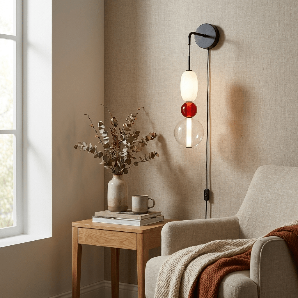 Candied Glass Plug - in Wall Light - Vakkerlight