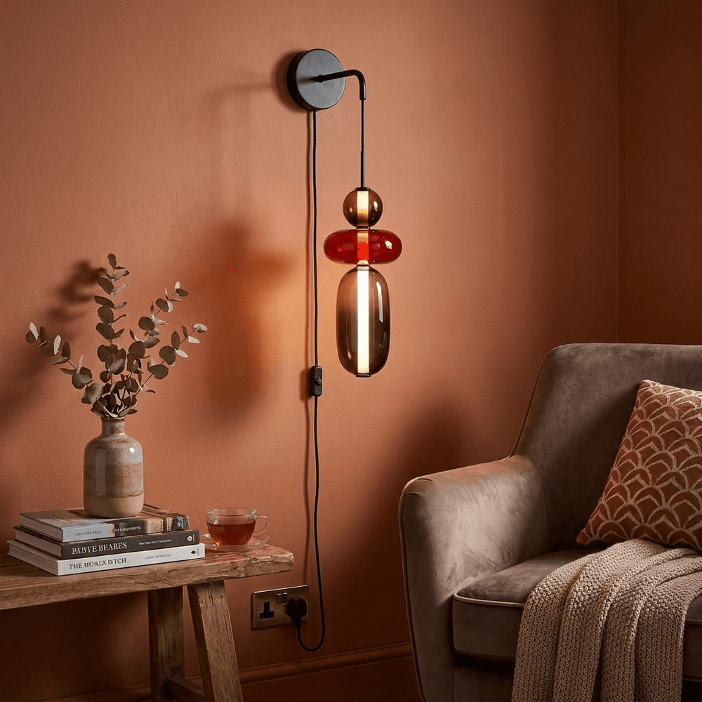 Candied Glass Plug - in Wall Light - Vakkerlight