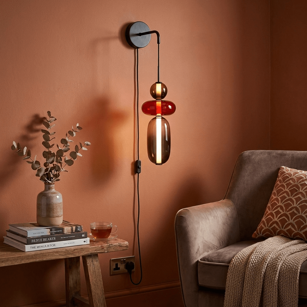 Candied Glass Plug - in Wall Light - Vakkerlight