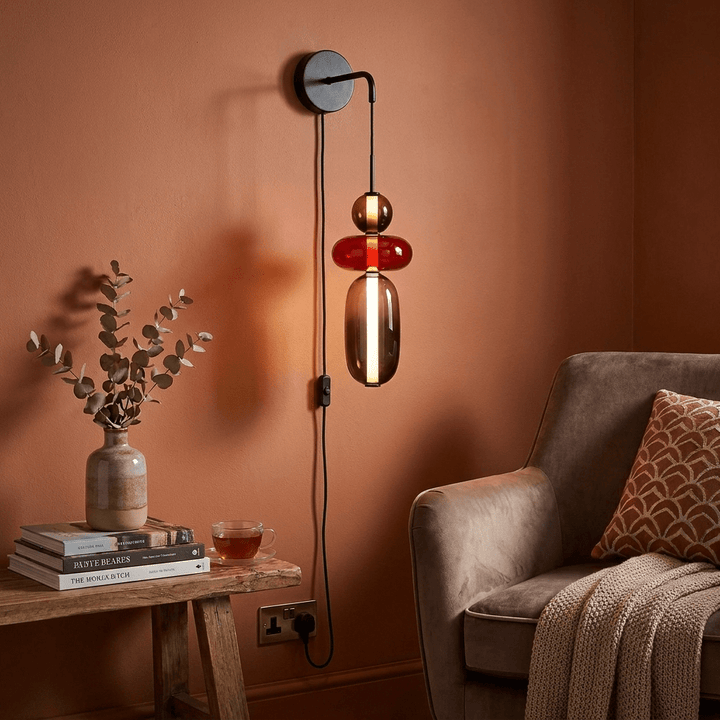 Candied Glass Plug - in Wall Light - Vakkerlight