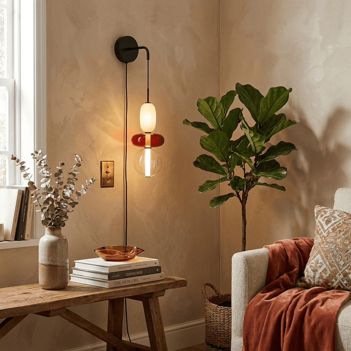 Candied Glass Plug - in Wall Light - Vakkerlight