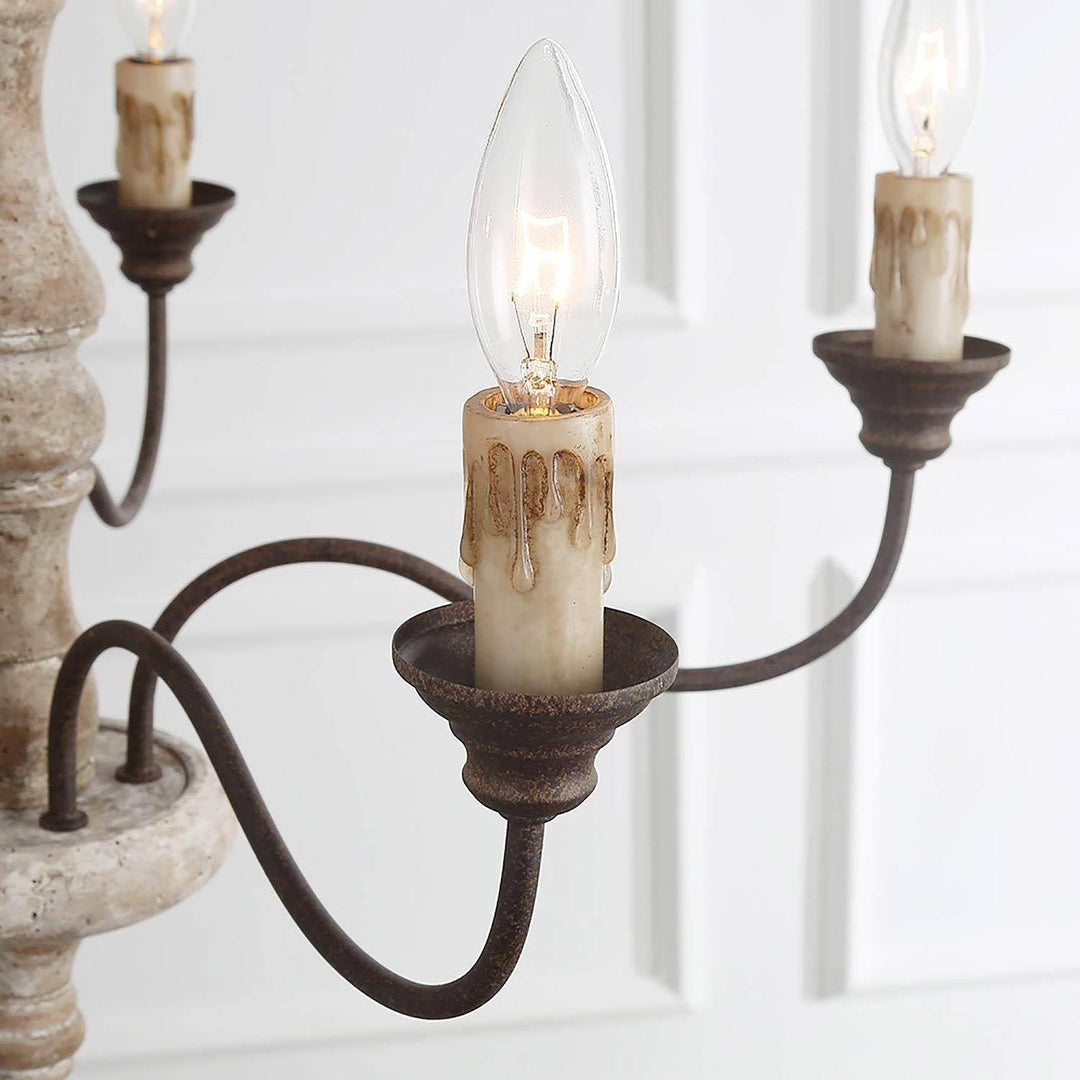 Candlestick Farmhouse chandelier - Vakkerlight