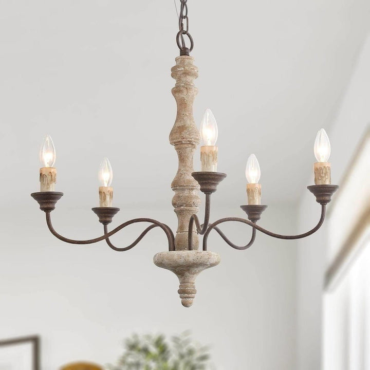 Candlestick Farmhouse chandelier - Vakkerlight