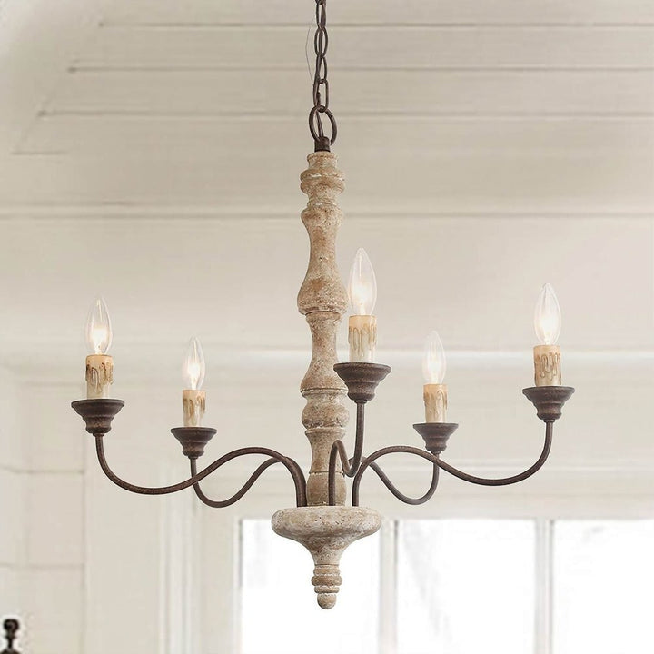 Candlestick Farmhouse chandelier - Vakkerlight