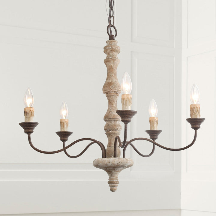 Candlestick Farmhouse chandelier - Vakkerlight