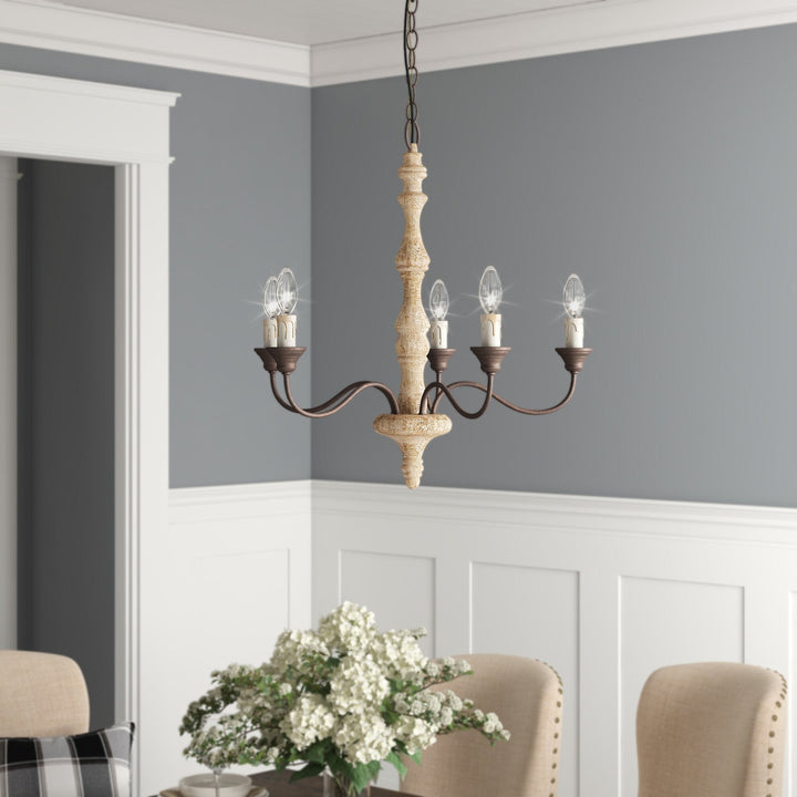 Candlestick Farmhouse chandelier - Vakkerlight