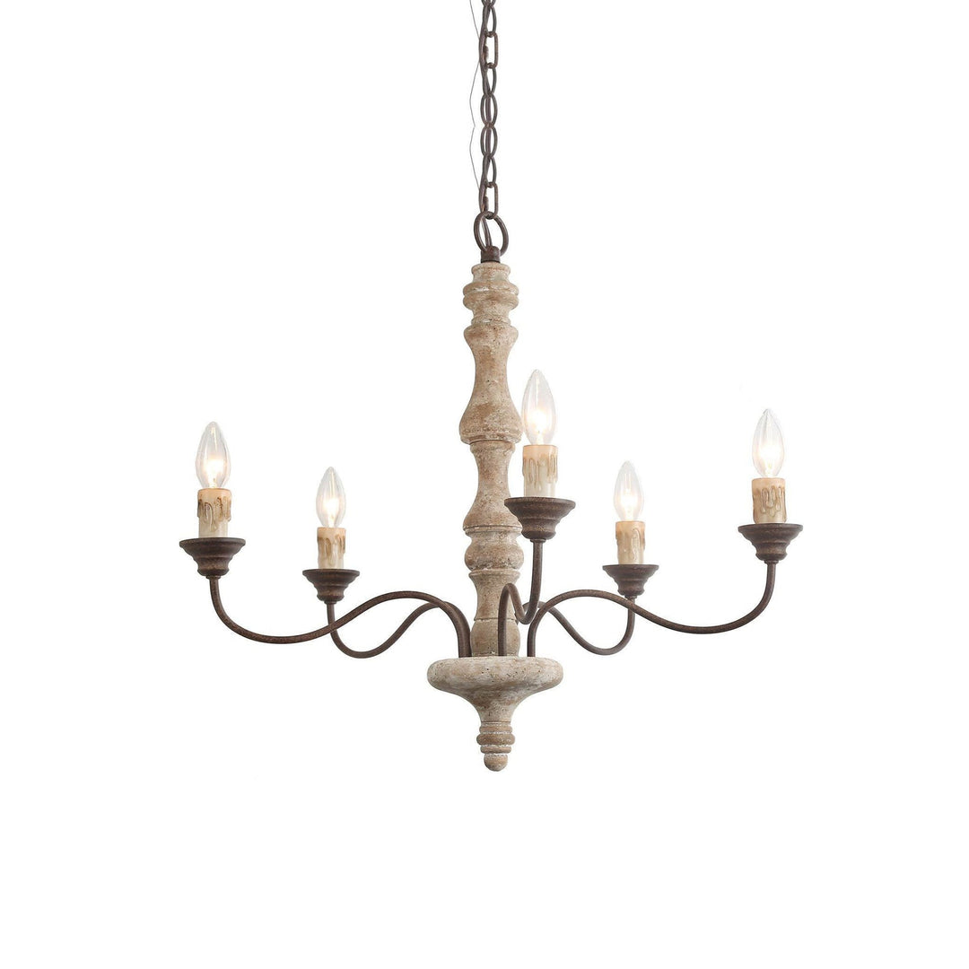 Candlestick Farmhouse chandelier - Vakkerlight