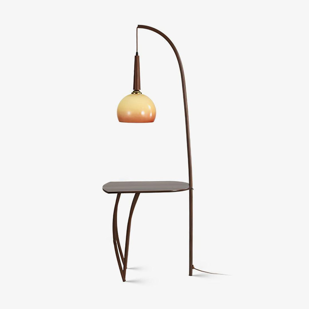 Cantilever Wood Accent Floor Lamp - Vakkerlight